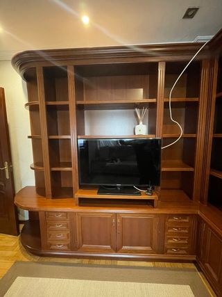 Mueble librería madera