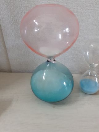 3 clessidre in vetro in 3 misure 