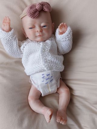 Bebé reborn silicona.
