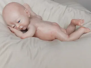 Bebé reborn silicona.
