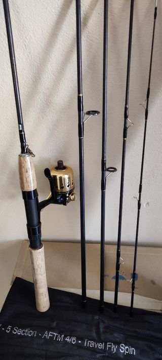 Canna Spin-Fly e Daiwa Underspin