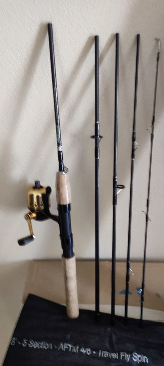 Canna Spin-Fly e Daiwa Underspin