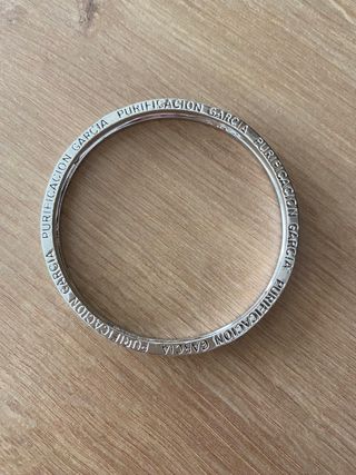 Pulsera plateada Purificación Garcia