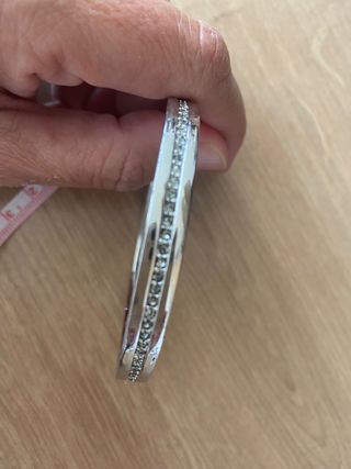 Pulsera plateada Purificación Garcia