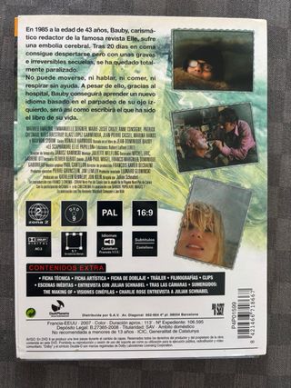 2 Dvd La escafandra y la mariposa Edición especial