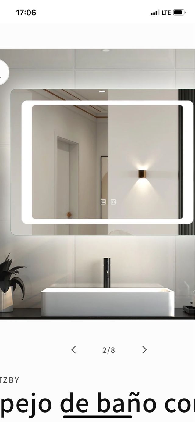 Nuevo Espejo de baño 
Varios tamaños 

