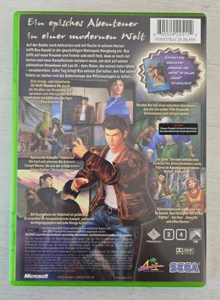 Shenmue 2 Xbox