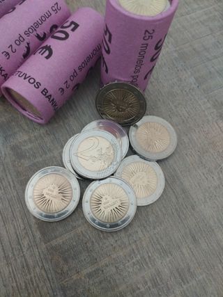 2 euros Lituania 2025 Defensa del Estado Lituano 