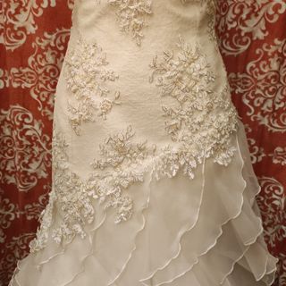 Vestido novia firma Amanecer Nupcial T44