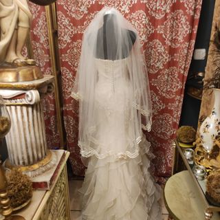 Vestido novia firma Amanecer Nupcial T44
