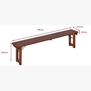 Mesa y Bancos madera 