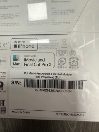 DJI Mini 4 Pro solo dron (NUEVO)#03C05N