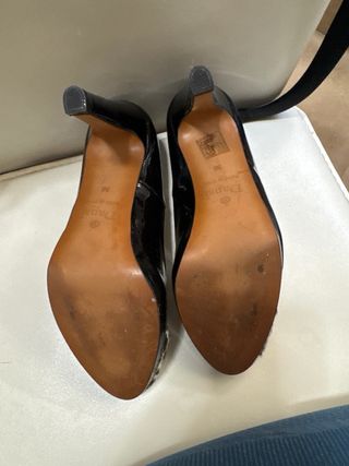 Zapatos nuevos de tacon piel