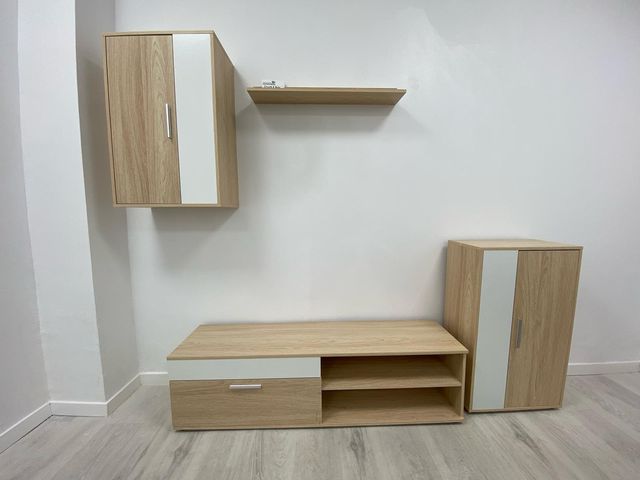 Conjunto Mueble De TV + Estanteria COMPLETO