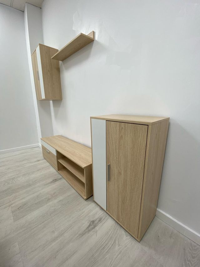 Conjunto Mueble De TV + Estanteria COMPLETO