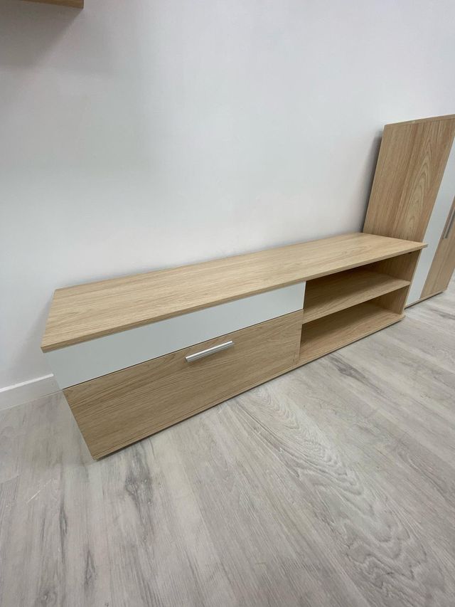 Conjunto Mueble De TV + Estanteria COMPLETO