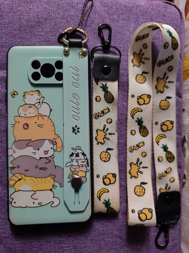 Carcasas móvil, protectores(de tegalo) y correas.