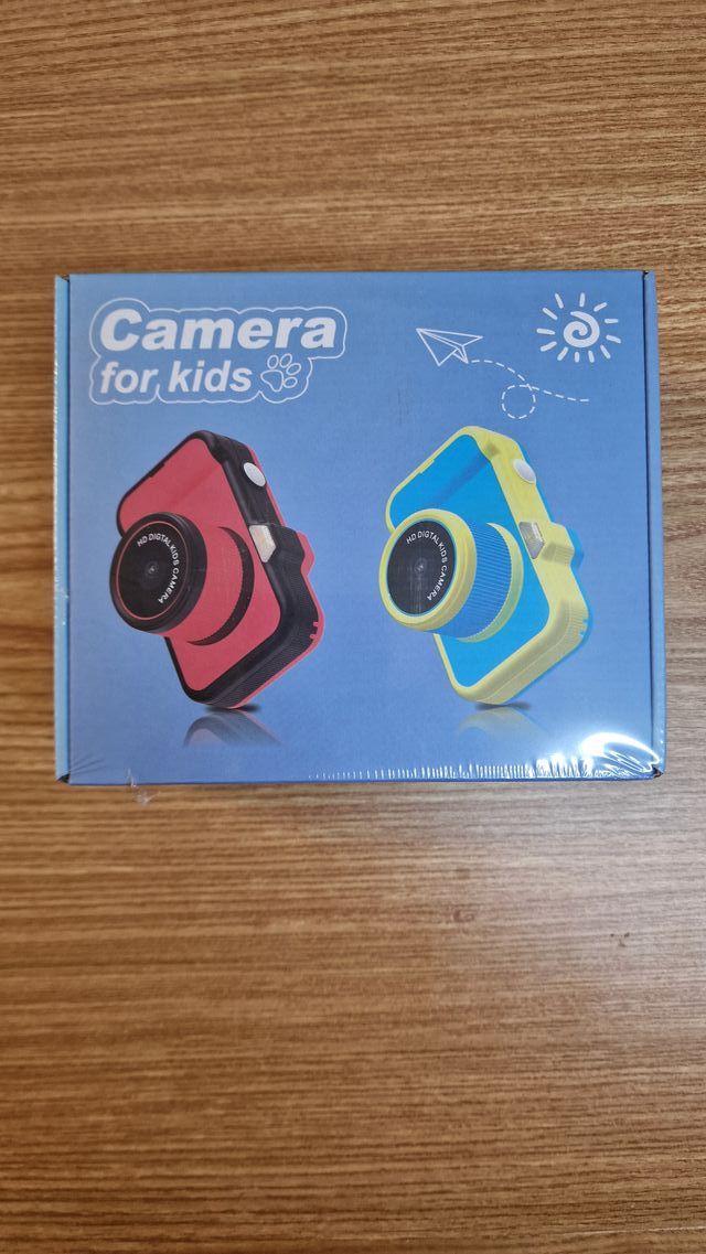 Fotocamera per bambini blu, NUOVA.