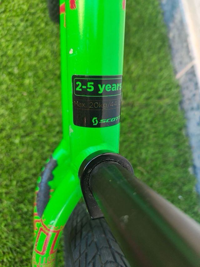 Bicicleta niño sin pedales Scott