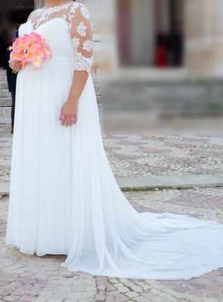 Traje de novia marca pronovias