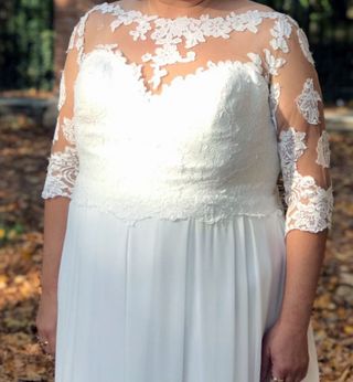 Traje de novia marca pronovias