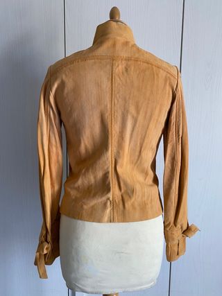 Giubbotto donna Vintage in pelle tg 40 IT