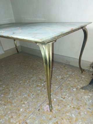 Tavolino piano in marmo  onice