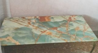 Tavolino piano in marmo  onice