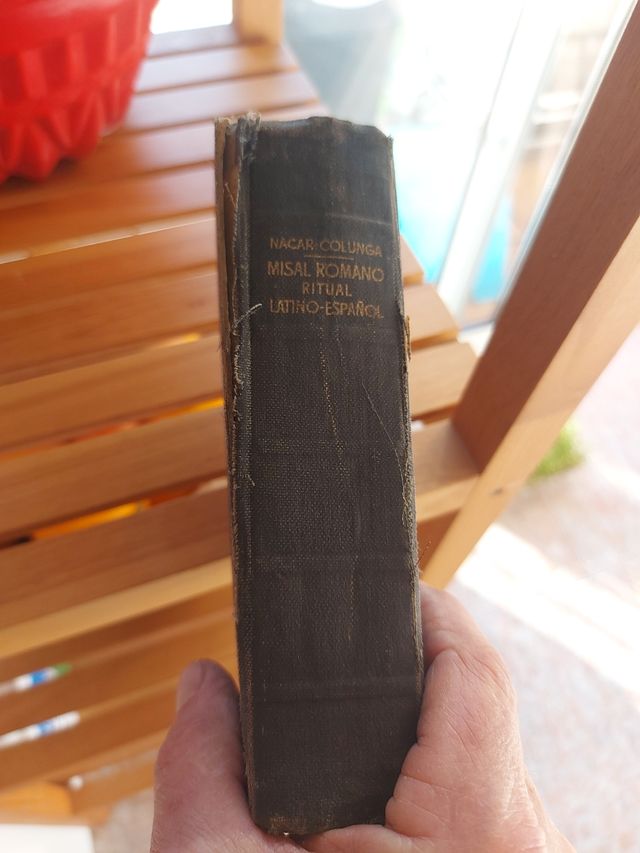 Libro Misal Romano ritual latino español 1962
