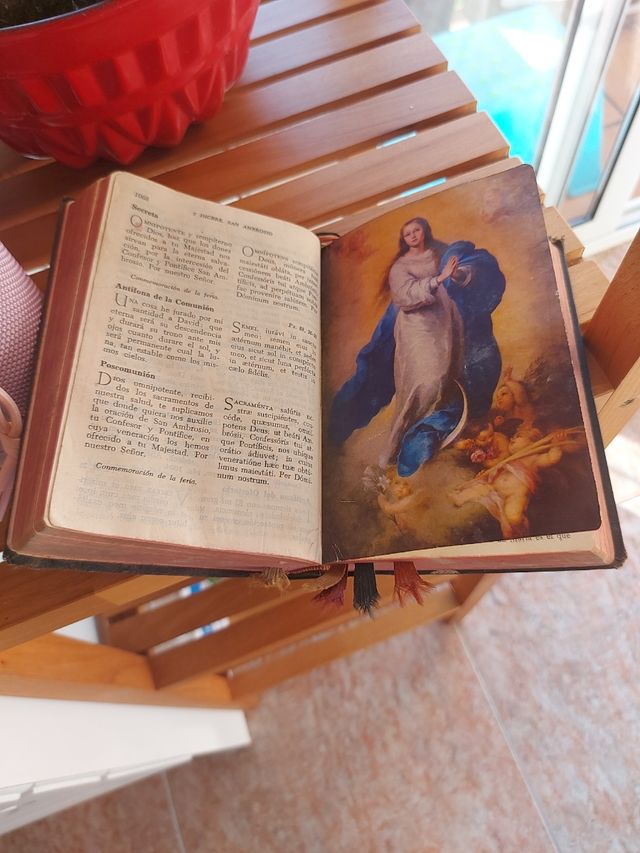 Libro Misal Romano ritual latino español 1962