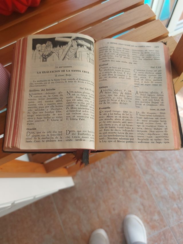 Libro Misal Romano ritual latino español 1962