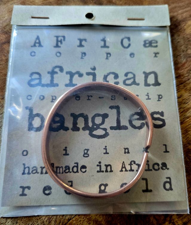 Pulsera africana auténtica de cobre