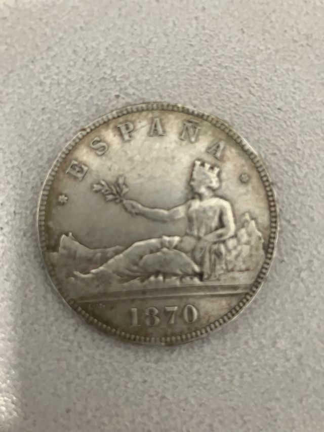Moneda 5 pesetas plata