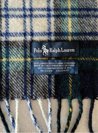 Bufanda de lana de Polo Ralph Lauren