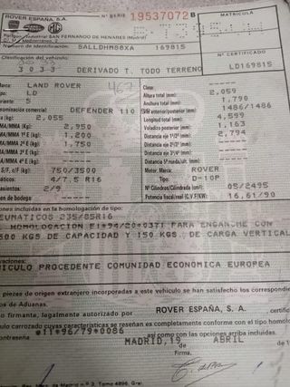 Land Rover Defender 1999