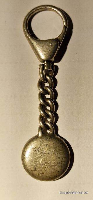 portachiavi in argento