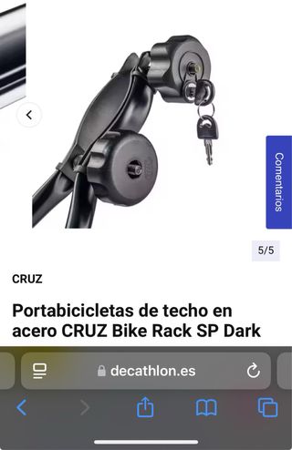 Portabicicletas de Techo CRUZ