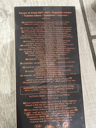 Bagnoschiuma e shampoo 2in1 e profumo Avon Uomo