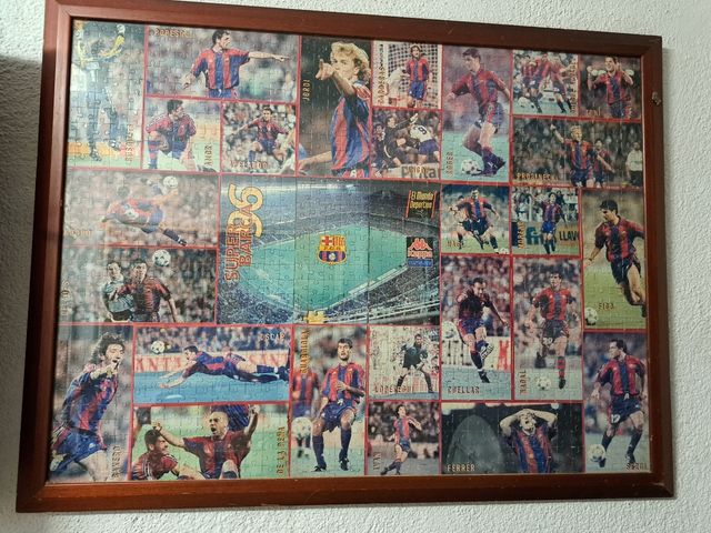 Cuadro puzzle fcb 1996