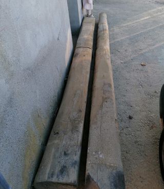 Vigas de castaño antiguas