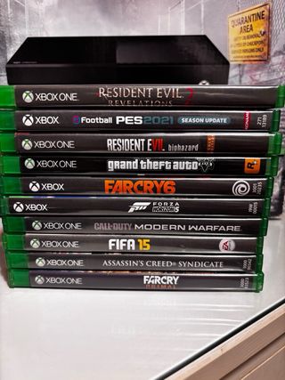 Xbox one con pack de juegos 