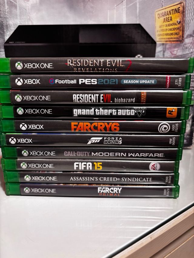 Xbox one con pack de juegos