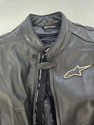 Chaqueta cuero moto Alpinestar
