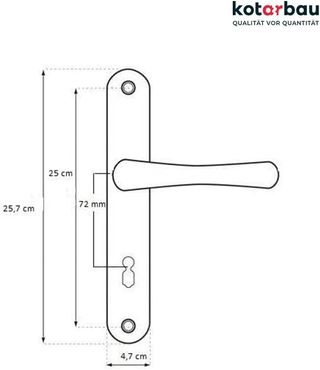 KOTARBAU® Juego de manillas para puerta