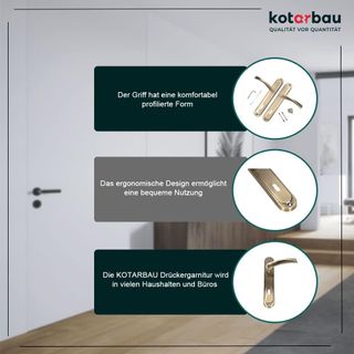  KOTARBAU® Juego de manillas para puerta