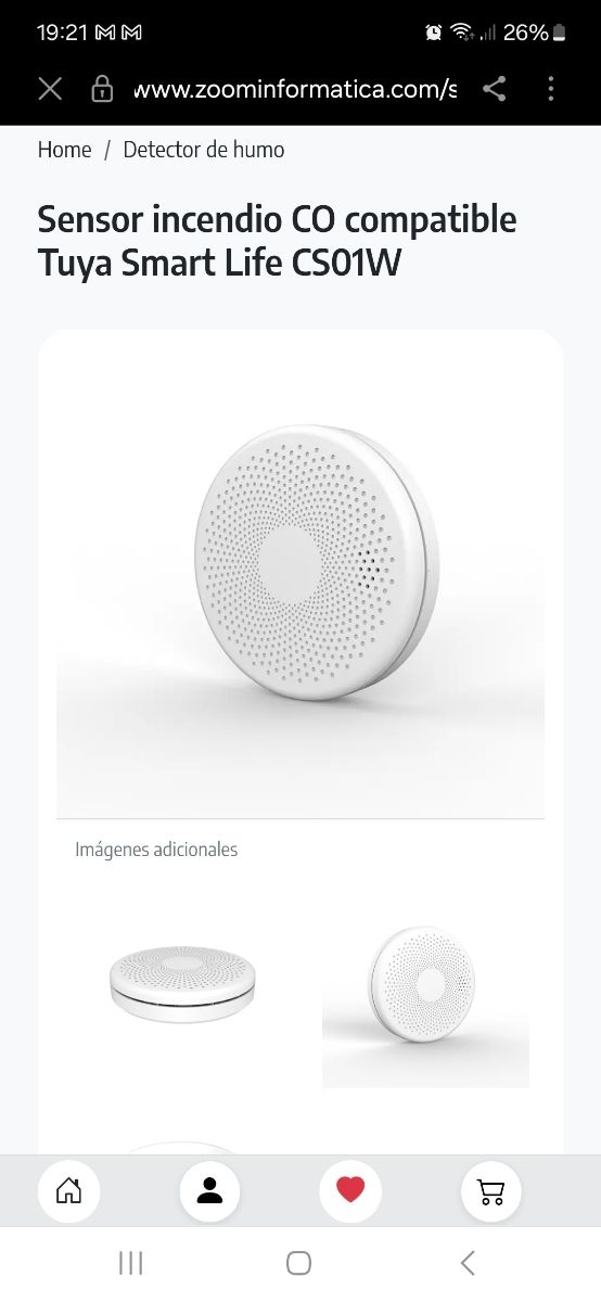 Detector de humo WiFi