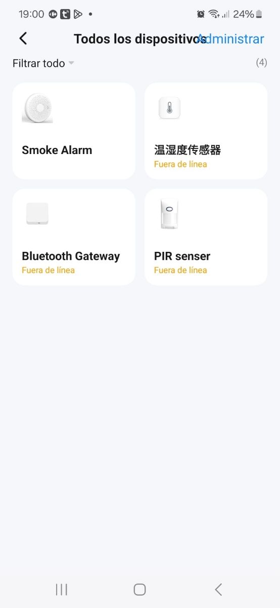 Detector de humo WiFi