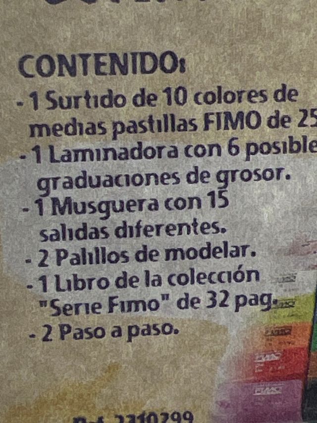 Amasador de fimo/ arcilla polimerica