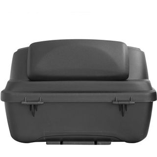 Baul moto 35 lt Carbono respaldo parilla y anclaje