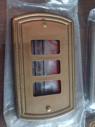 Placca Call in ottone 